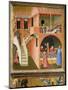 Miracle of St. Nicholas Reviving Boy Posed by Demon-Ambrogio Lorenzetti-Mounted Giclee Print