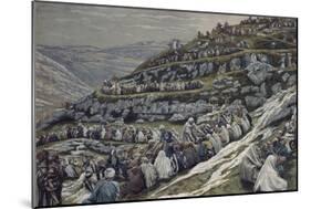 Miracle of the Loaves and Fishes-James Tissot-Mounted Giclee Print