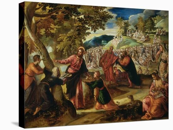 Miracle of the Loves and Fishes-Jacopo Robusti Tintoretto-Stretched Canvas