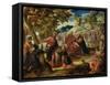 Miracle of the Loves and Fishes-Jacopo Robusti Tintoretto-Framed Stretched Canvas