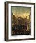 Miracle of the Relic of the True Cross at the Rialto Bridge Or the Healing of the Possessed Man-Vittore Carpaccio-Framed Premium Giclee Print