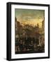 Miracle of the Relic of the True Cross at the Rialto Bridge Or the Healing of the Possessed Man-Vittore Carpaccio-Framed Giclee Print