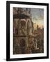 Miracle of the Relic of the True Cross at the Rialto Bridge or the Healing of the Possessed Man-Vittore Carpaccio-Framed Giclee Print