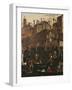 Miracle of the Relic of the True Cross at the Rialto Bridge or the Healing of the Possessed Man-Vittore Carpaccio-Framed Giclee Print