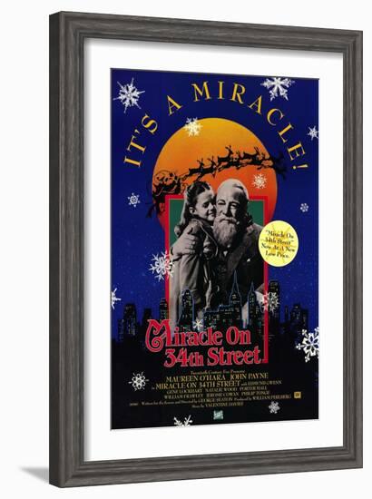 Miracle On 34th Street, 1947-null-Framed Art Print