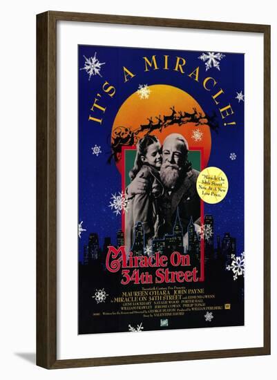 Miracle On 34th Street, 1947-null-Framed Art Print