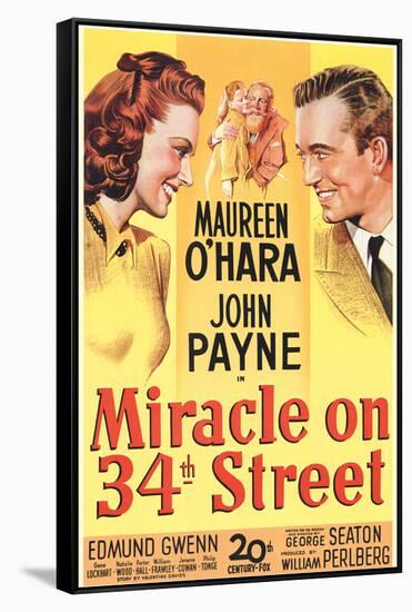 Miracle On 34th Street, 1947-null-Framed Stretched Canvas