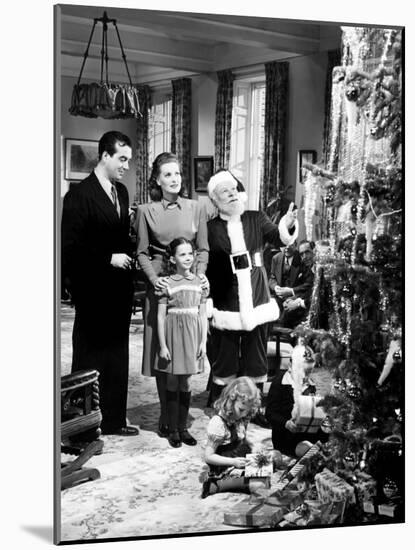 Miracle on 34Th Street, John Payne, Maureen O'Hara, Natalie Wood, Edmund Gwenn, 1947-null-Mounted Photo