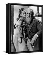 Miracle On 34Th Street, Natalie Wood, Edmund Gwenn, 1947-null-Framed Stretched Canvas