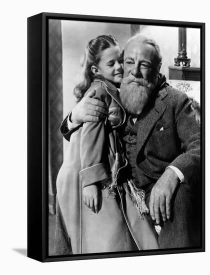 Miracle On 34Th Street, Natalie Wood, Edmund Gwenn, 1947-null-Framed Stretched Canvas