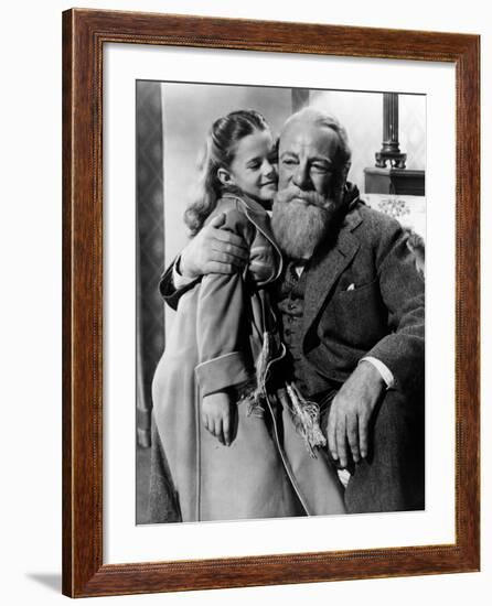 Miracle On 34Th Street, Natalie Wood, Edmund Gwenn, 1947-null-Framed Photo