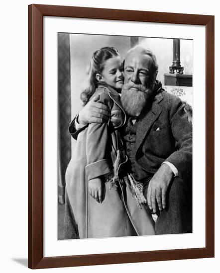 Miracle On 34Th Street, Natalie Wood, Edmund Gwenn, 1947-null-Framed Photo