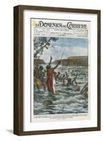 Miracle, Zulu Chief-Achille Beltrame-Framed Art Print