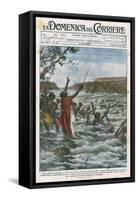 Miracle, Zulu Chief-Achille Beltrame-Framed Stretched Canvas
