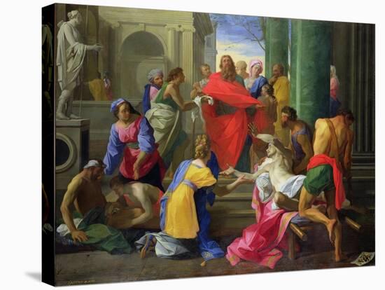 Miracles of St. Paul at Ephesus, 1693-Jean Restout-Stretched Canvas