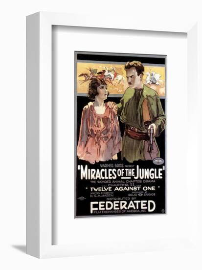 Miracles Of The Jungle - 1921-null-Framed Giclee Print