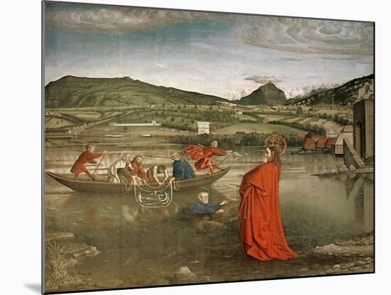 Miraculous Draught of Fishes, from the Altarpiece of Cardinal Francois De Mies, C.1444-Konrad Witz-Mounted Giclee Print