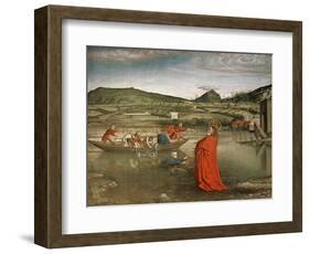 Miraculous Draught of Fishes, from the Altarpiece of Cardinal Francois De Mies, C.1444-Konrad Witz-Framed Premium Giclee Print