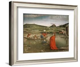 Miraculous Draught of Fishes, from the Altarpiece of Cardinal Francois De Mies, C.1444-Konrad Witz-Framed Giclee Print