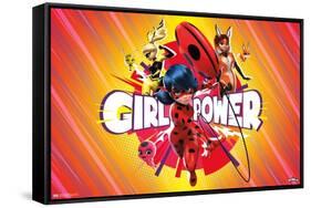 Miraculous - Girl Power-Trends International-Framed Stretched Canvas