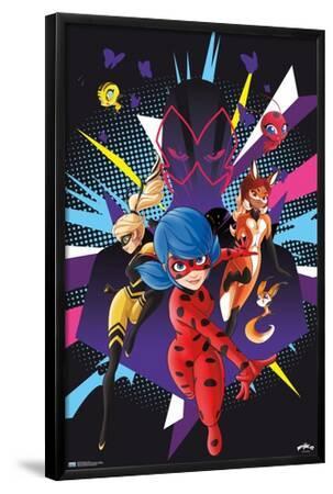 Miraculous - Group Premium Poster--Framed Poster