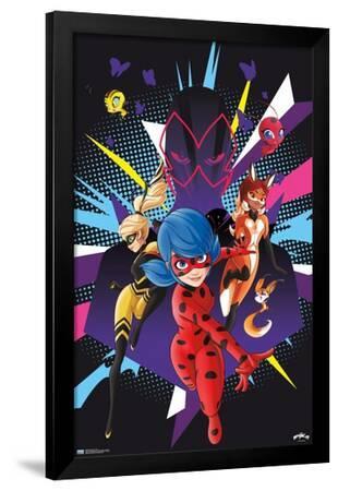Miraculous - Group Premium Poster--Framed Poster