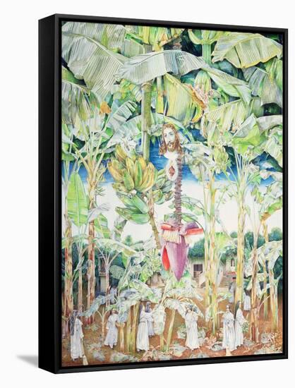 Miraculous Vision of Christ in the Banana Grove, 1989-James Reeve-Framed Stretched Canvas