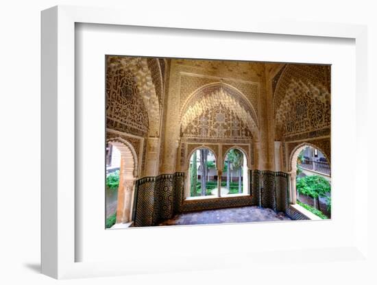 Mirador De Daraxa O Lindaraja, Palacio De Los Leones, the Alhambra, Granada, Andalucia, Spain-Carlo Morucchio-Framed Photographic Print