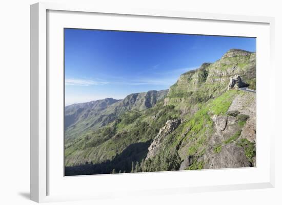 Mirador De Roques, Degollada De Agando, La Gomera, Canary Islands, Spain, Europe-Markus Lange-Framed Photographic Print