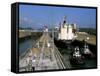 Miraflores Locks, Panama Canal, Panama, Central America-Sergio Pitamitz-Framed Stretched Canvas