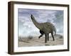 Miragaia Dinosaur Rearing Up-Stocktrek Images-Framed Art Print