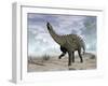 Miragaia Dinosaur Rearing Up-Stocktrek Images-Framed Art Print