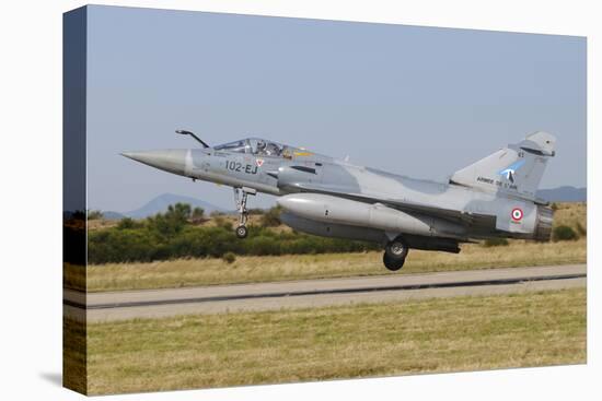 Mirage 2000C of the French Air Force Landing at Orange-Caritat Air Base, France-Stocktrek Images-Stretched Canvas