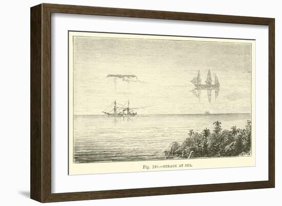 Mirage at Sea-null-Framed Giclee Print