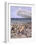 Mirage on the Beach-Achille Beltrame-Framed Art Print