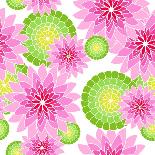Seamless Flower Pattern-Mirage3-Art Print