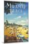 Miramar Beach, Montecito California-Kerne Erickson-Mounted Art Print