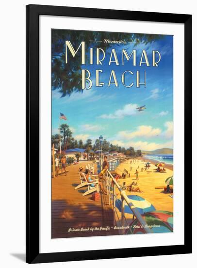 Miramar Beach, Montecitos-Kerne Erickson-Framed Art Print