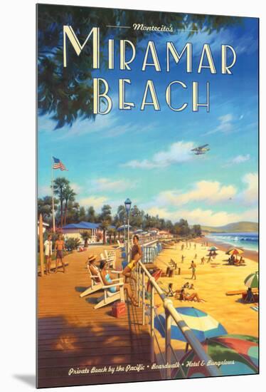 Miramar Beach, Montecitos-Kerne Erickson-Mounted Art Print