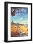 Miramar Beach, Montecitos-Kerne Erickson-Framed Art Print