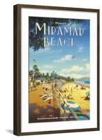 Miramar Beach, Montecitos-Kerne Erickson-Framed Art Print