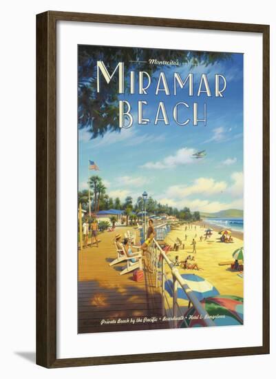 Miramar Beach, Montecitos-Kerne Erickson-Framed Art Print