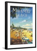 Miramar Beach, Montecitos-Kerne Erickson-Framed Art Print