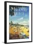 Miramar Beach, Montecitos-Kerne Erickson-Framed Art Print