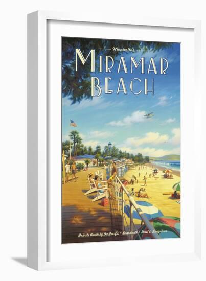 Miramar Beach, Montecitos-Kerne Erickson-Framed Art Print