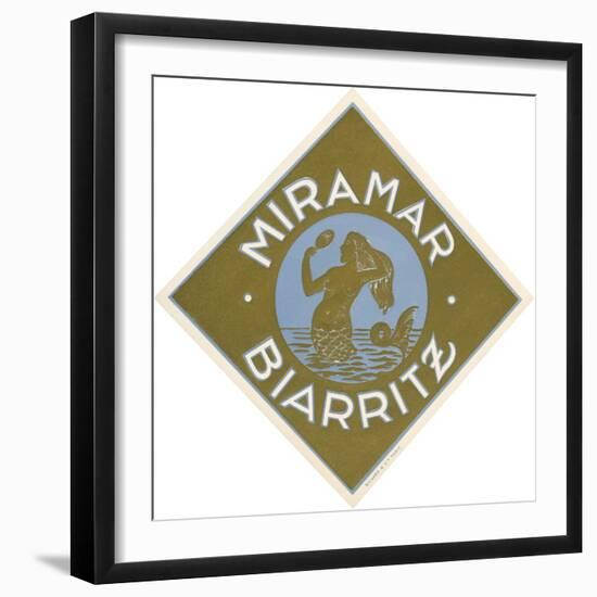 Miramar Biarritz-null-Framed Giclee Print