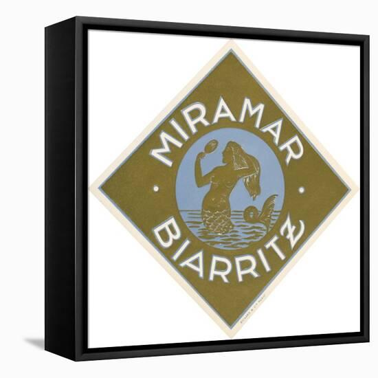 Miramar Biarritz-null-Framed Stretched Canvas