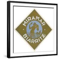 Miramar Biarritz-null-Framed Giclee Print