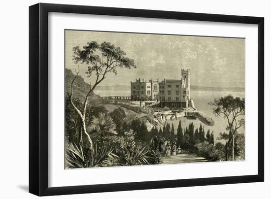 Miramar Italy 19th Century-null-Framed Giclee Print
