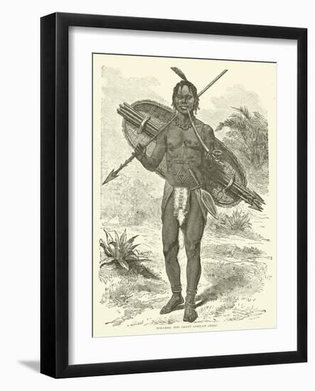 Mirambo, the Great African Chief-null-Framed Giclee Print